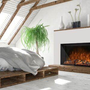 Stock Image - Modern Flames Redstone Series Built-In Electric Fireplaces The Chimney Guys of VA