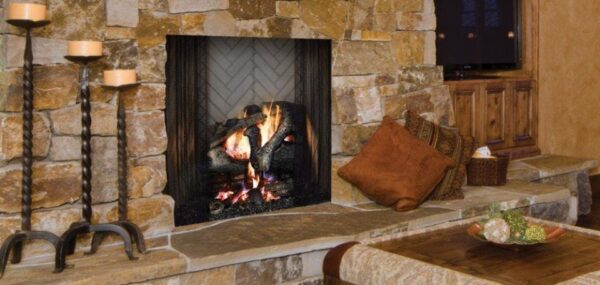 Stock Image - Majestic Ashland Wood-Burning Fireplace Majestic Wood Fireplace The Chimney Guys of VA