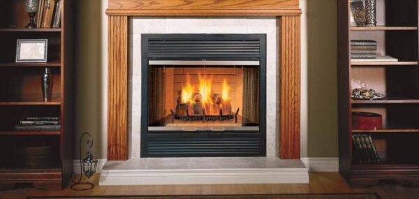 Stock Image - Majestic Sovereign Wood-Burning Fireplace Majestic Wood Fireplace The Chimney Guys of VA