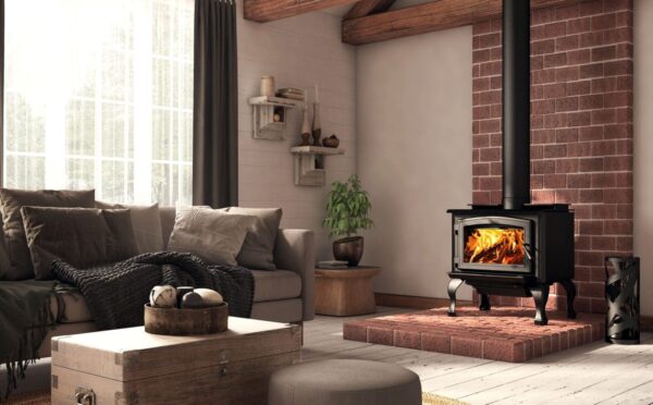 Stock Image - Osburn 1700 Wood Stove Osburn Stoves The Chimney Guys of VA