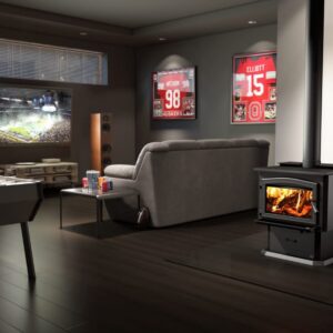 Stock Image - Osburn 3500 Wood Stove With Blower Osburn Stoves The Chimney Guys of VA