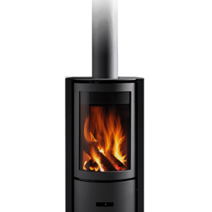 Stock Image - Stûv 30 - Wood Stove Stuv America Wood Pedestal Stove The Chimney Guys of VA