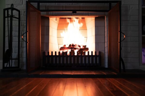 Stock Image - PriorFire - Retrofit Fireplace System P-33T PriorFire Engineered Wood Fireplace The Chimney Guys of VA