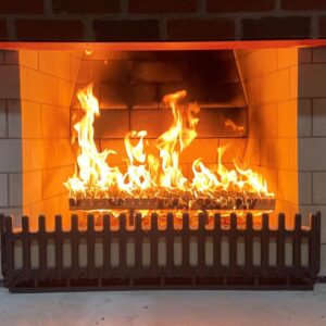 Stock Image - PriorFire - Retrofit Fireplace System P-24 PriorFire Engineered Wood Fireplace The Chimney Guys of VA